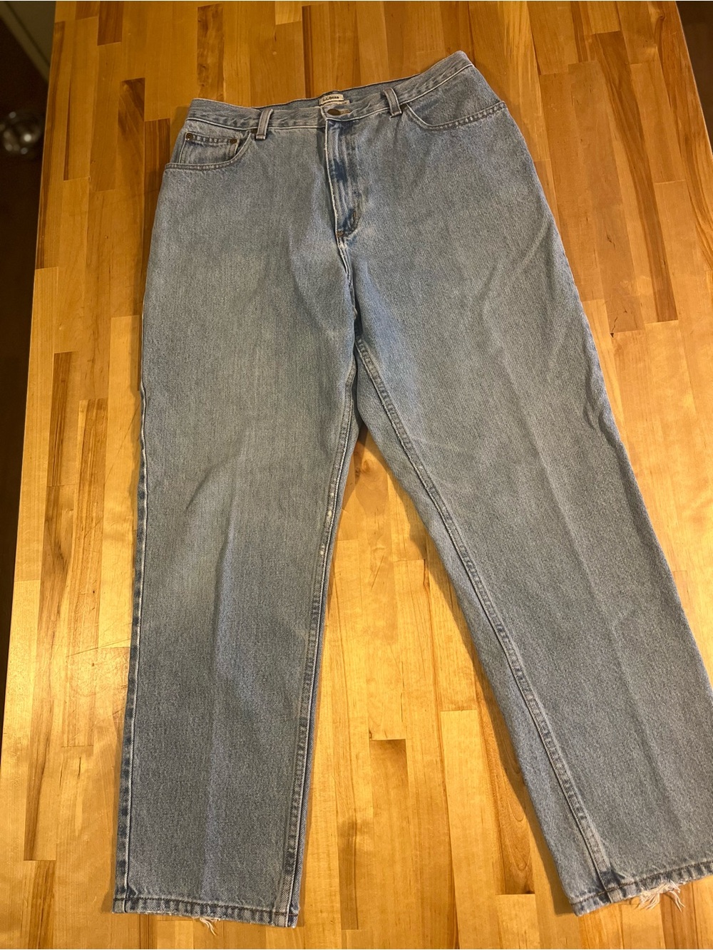 L.L. Bean Light Blue Straight Leg Women's Jeans